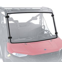 StarknightMT Polaris Ranger Windshield - Scratch Resistant Hard Coated PC Ranger Front Windshield