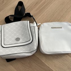 Steve Madden White BFERN Convertible Crossbody Bag Purse