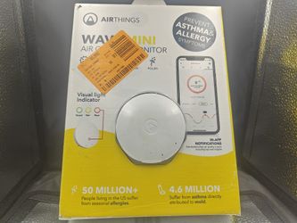 Airthings Wave Mini is small in size but big in impact. This indoor air quality monitor is the first step into understanding your indoor air quality, 