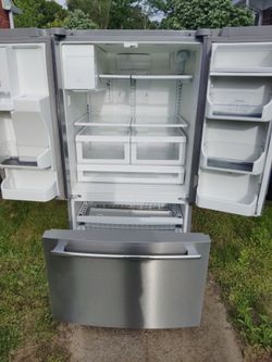 french door stainless steel