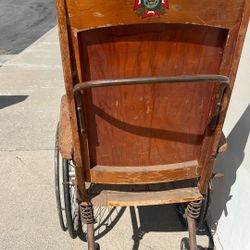 Veteran OF Foreign War Antique Wheel Chair