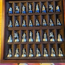 Pewter Chess Set