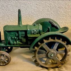 antique cast iron tractor toy