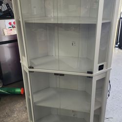 Glass door cabinet