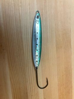 Shimano Colt Sniper 120 gram Jig w. Owner Jobu Hook, Sardine Tuna Lure, new