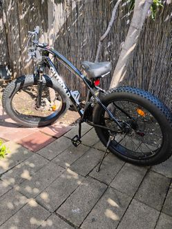 Bike fat tires used however just serviced everything working perfectly