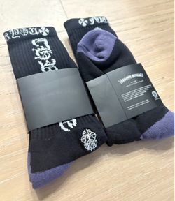Chrome Hearts Black/Gray Socks