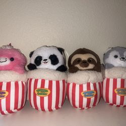 complete PUP CORN plushy collection