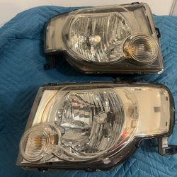 2008-2012 Ford Escape Clear Headlights Pair 