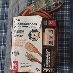 Brand New ridgid 25 ft heavy duty extension cord.  $40 Firm. Pickup In Oakdale