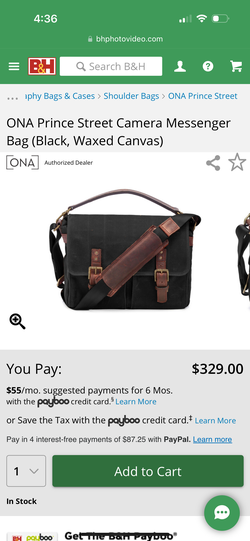 Camera Messenger Bag