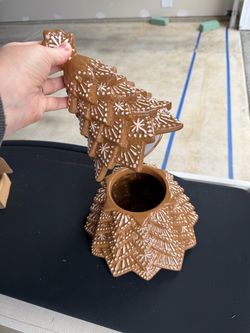 Gingerbread cookie jar, Christmas tree