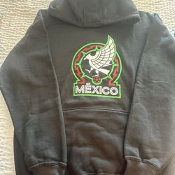 Large Mexico Black Hoodie 