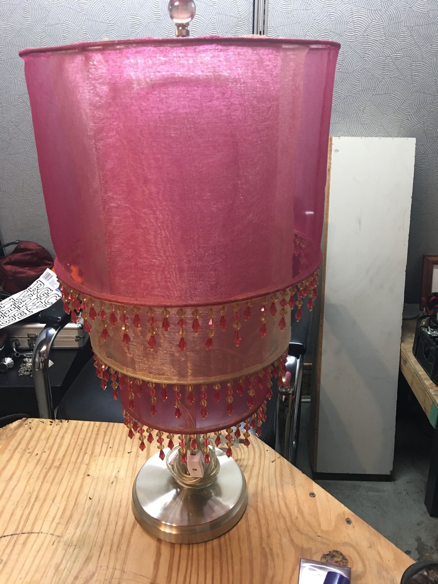 Antique Girls Lamp In Great Shape At Least 30 Years Old 