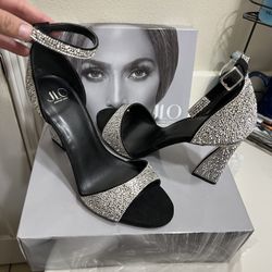 Brand New JLO Black Bling Heels