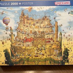 2,000 Piece Puzzle Heye - That’s Life! High Above