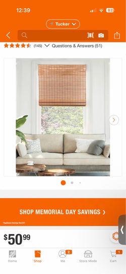 Chicology Light Filtering Cordless Natural Woven Bamboo Window Shade 34.5 in. W x 64 in. L - Squirrel Questions & Answers (51