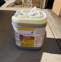 Sunnyside Pure Raw Linseed Oil, 5Gallon