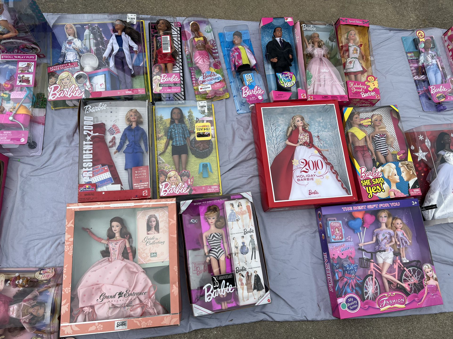 42 Barbie Dolls Various Kind
