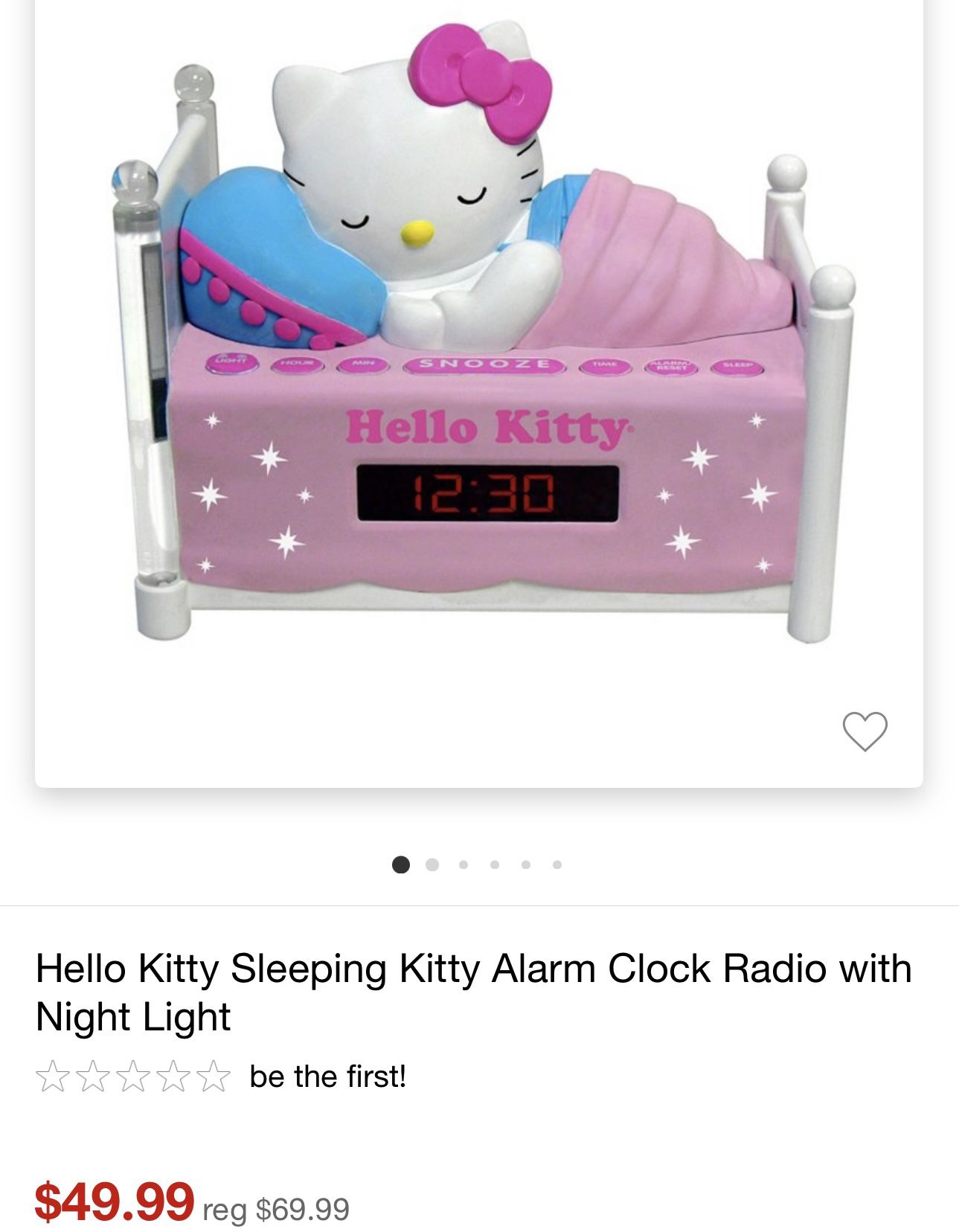 Hello Kitty Alarm Clock 