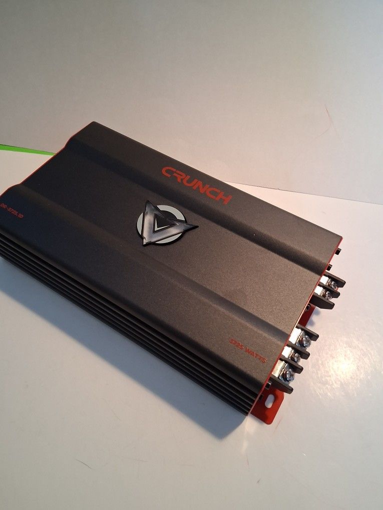 CRUNCH 3725 WATTS MONOBLOCK 1 OHM STABLE BUILT-IN CROSSOVER WITH BASS CONTROL CAR AMPLIFIER ( BRAND NEW PRICE IS LOWEST )