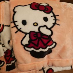 Hello Kitty Christmas Blanket