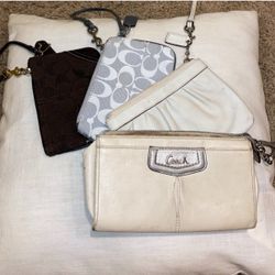 Bundle of 4 Coach Wristlets