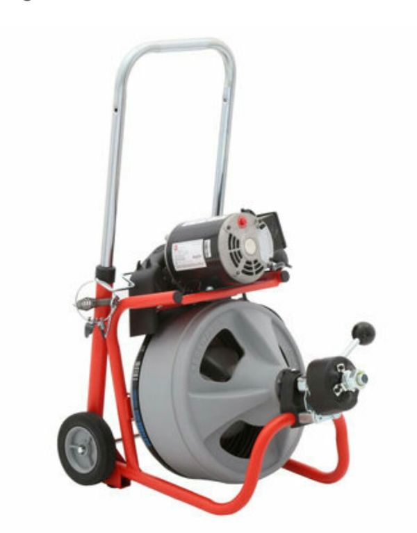 Ridgid k400t2 drain snake, industrial plumbing machine for Sale in