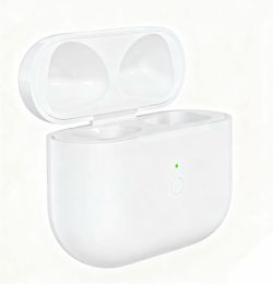 Wireless Airpod Pro Charging Case for 2nd & 1st Gen, Replacement Charger with Bluetooth Sync Button, Fast Pairing & Audio Alerts, Light–Ning Port(No E