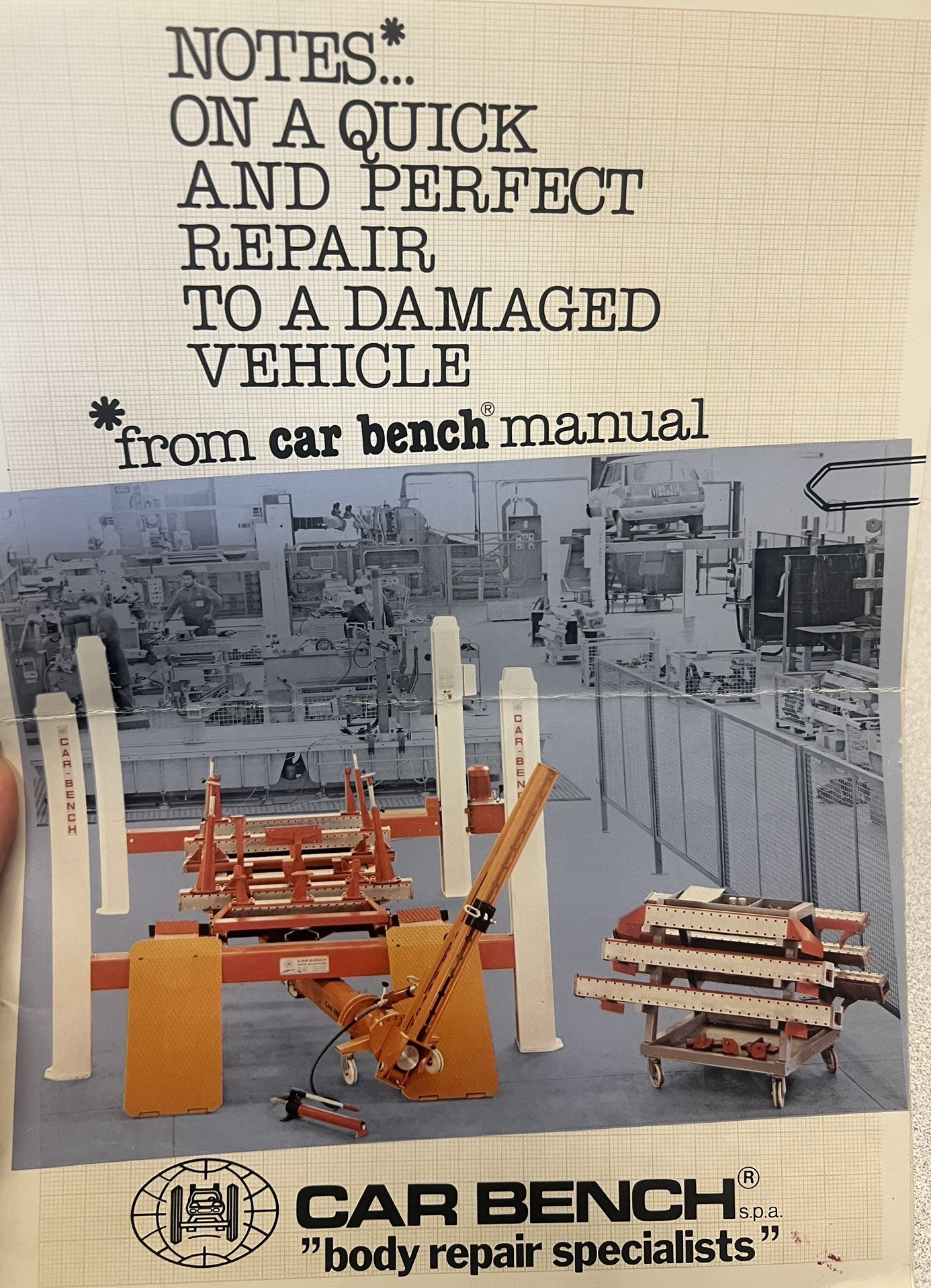 Car Bench - Four Post Bench Automatic lift
