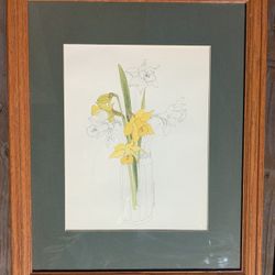 framed print of daffodils by Mary Lou Goertzen