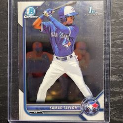 2022 Bowman Chrome Samad Taylor 1st Bowman Rookie Baseball Card #BCP-92