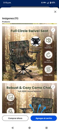 Camo 360° Swivel Hunting Chair