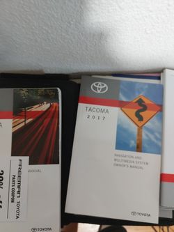 Tacoma 2017 Owners Manual