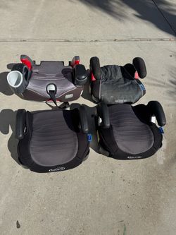 Booster seats + back of seat cover