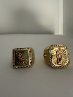 14k rings and 14k chain