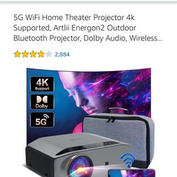 Home theater Projector 4k Outdoor Bluetooth/Outdoor Big Screen