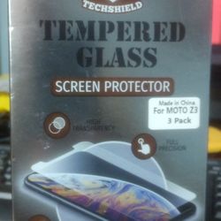Moto Z3 Glass Screen Protector  Pack Of (3)