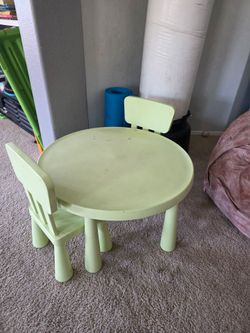 Ikea kids table + 2 chairs