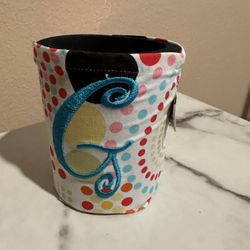 Letter G Initial Monogram Bottle / Can Hugger 