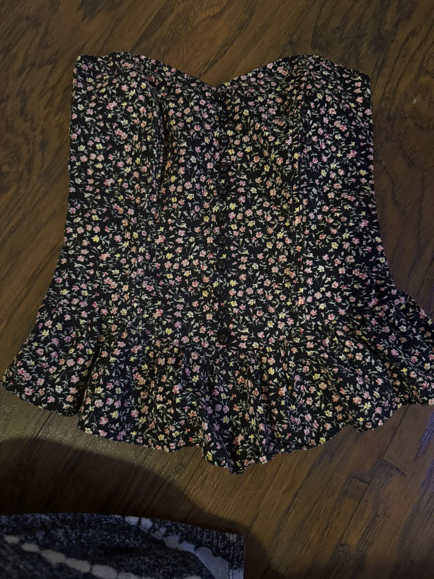 Floral Jr.’s Corset Top
