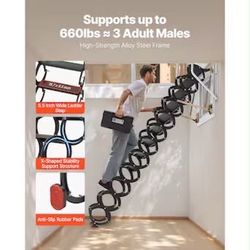 Attic Ladder Wall-Mounted