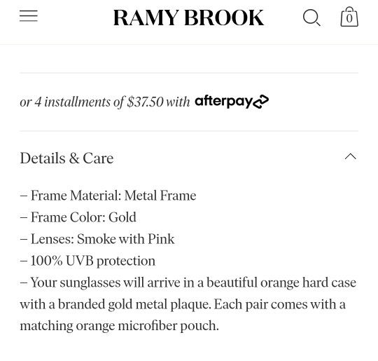Ramy Brooks Sunglasses