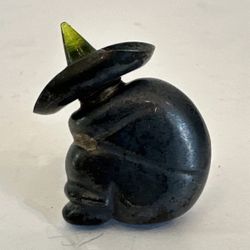 VINTAGE STERLING SILVER MEXICAN SIESTA MAN SOMBRERO PERFUME BOTTLE BROOCH PIN