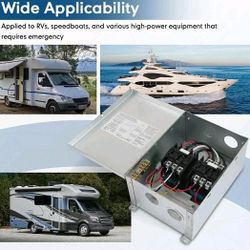50 AMP Automatic Transfer Switch For RV/speedboat.  New