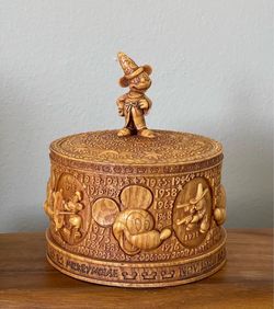 RARE Olszewski Disney Mickey Mouse 80th Anniversary Heirloom Box Sorcerer's Apprentice