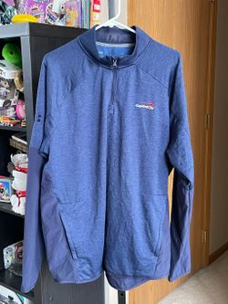 Men's Under Armour Blue Capital One Quarter Zip Sweatshirt XL