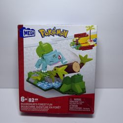 Mega Construx Pokemon, Bulbasaur's Forest Fun - 82 Pieces Building Blocks Sealed
