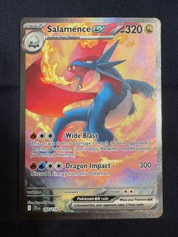 Salamence ex 187/159 SIR - Journey Together - NM Pokemon TCG Card
