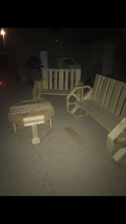 Juego de bacas con su mesa